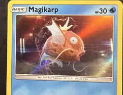 Pokemon TCG English Detective Pikachu Holo Magikarp 08/18 - Image 2
