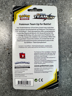 Pokemon TCG Team Up Single Checklane Blister Booster Pack with Pikachu SM162 - Image 3