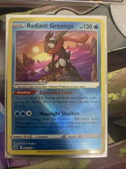 Radiant Greninja Holo 46/189 Pokemon SWSH: Astral Radiance - Image 1