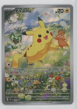 Pikachu (Paldea Adventure Chest) Holo Pokemon Scarlet & Violet Black Star Promo - Image 1