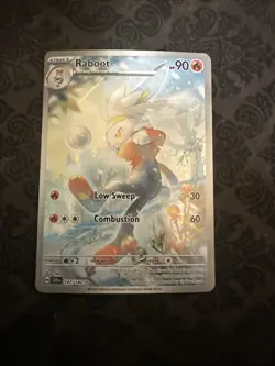 Pokemon Scarlet & Violet Stellar Crown Raboot 147/142 Illustration Rare - Image 1