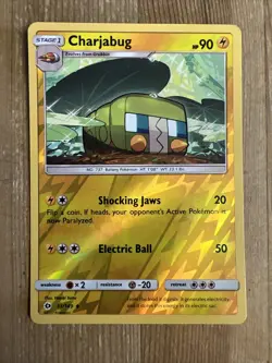 Charjabug - 51/149 - Uncommon - Reverse Holo NM English Pokemon Sun & Moon Base - Image 1