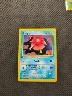 Staryu 56/64 1st Edition Neo Revelation Pokemon NM - Image 1