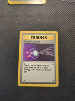 Energy Retrieval 81/102 Base Set Pokemon NM - Image 1