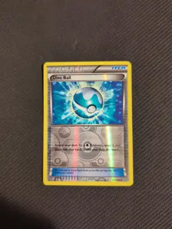 Dive Ball 125/160 XY Primal Clash Reverse Holo Pokemon NM - Image 1
