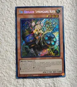 Yu-Gi-Oh! Tri-Brigade Springans Kitt BPRO-EN025 Secret Rare 1st Edition NM/MINT - Image 1