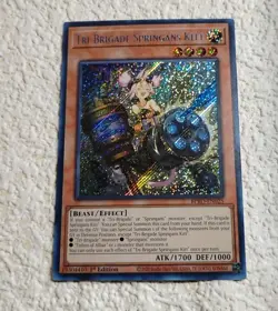 Yu-Gi-Oh! Tri-Brigade Springans Kitt BPRO-EN025 Secret Rare 1st Edition NM/MINT - Image 2