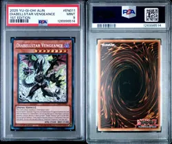 Yu-Gi-Oh! Diabellstar Vengeance PSA 9 MINT ALIN-EN011 Secret Rare CGC BGS TAG - Image 2
