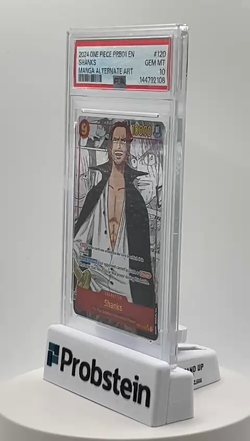 2024 One Piece PRB01 Manga Alt Art #120 Shanks PSA 10 GEM MINT - Image 2