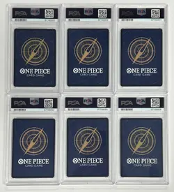 Sequential Set (6) 2023 One Piece JPN OP05- Special Alt Art PSA 10 w/ Nami Enel - Image 2