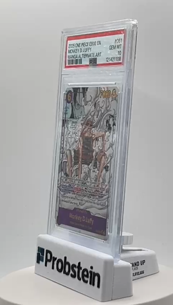 2025 One Piece EB02 En Manga Alternate Art #061 Monkey D. Luffy PSA 10 GEM MINT - Image 2