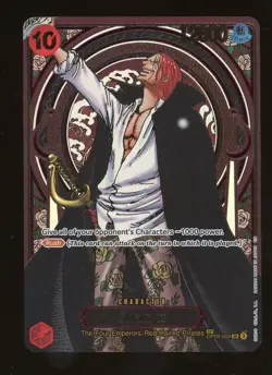 One Piece EN OP09-004 Special Alternate Art Gold SP Shanks - Image 1