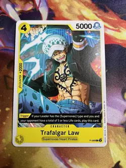 One Piece Premium Booster The Best Vol. 2 Trafalgar Law P-088 NM - Image 1