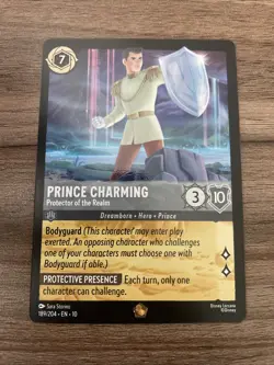 Disney Lorcana TCG: Prince Charming - Protector of the Realm 189/204 Regular NM - Image 1