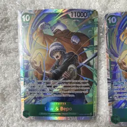 Bandai Law & Bepo ST24-004 Character x2 Holo One Piece Card Game English - Image 2