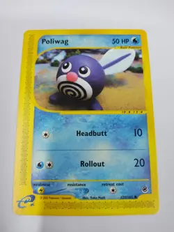 MINT Pokemon Poliwag Expedition Base Set Mint, 125/165, Regular Card 2002 - Image 1