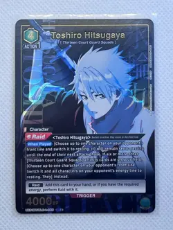 Union Arena TCG Toshiro Hitsugaya Card UE01BT/BLC-1-085 SR* NM Bleach - Image 1