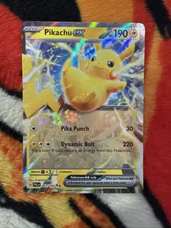 Pikachu EX Paldea Evolved Holo Card 063/193 Double Rare, Near Mint/Mint - Image 1