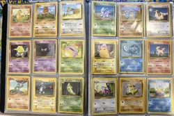 Pokemon Base Set Complete Common & Uncommon Set WOTC 1999 Pokemon Card Lot - Image 3
