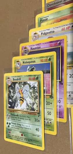 POKEMON - Black Star Card Mix Lot x23 - Jungle Fossil Base Set - VG / Near MINT - Image 3