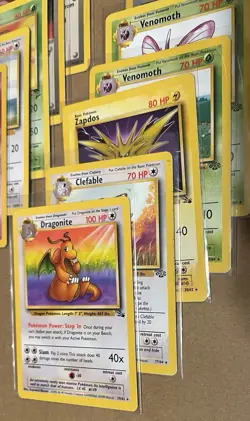 POKEMON - Black Star Card Mix Lot x23 - Jungle Fossil Base Set - VG / Near MINT - Image 5