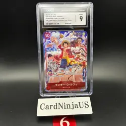 CGC MINT 9 Monkey D Luffy SR ST10-006 ONE PIECE DAY 24 Promo Ex Vol. 3 card 6 - Image 1