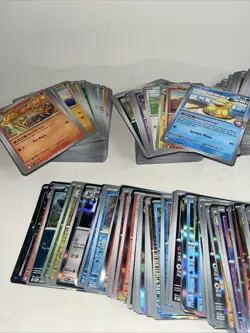 400+ Pokemon Cards Random Bulk Lot C/UC/ Rev Holo/Holo plus sticker - Image 4