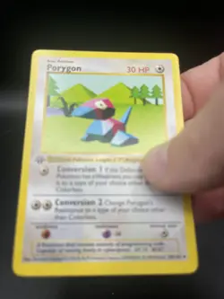 (NM) Porygon 39/102 1st Ed Shadowless Base Set Pokemon Card TCG - FREE SHIPPING - Image 2