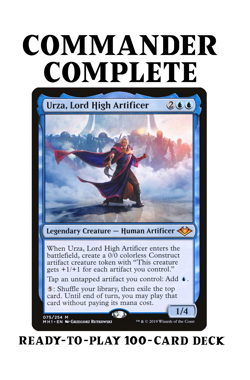 Urza, Lord High Artificer ARTIFACTS Affinity Metalcraft Magic MTG Commander Deck - Image 1