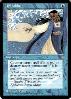 1995 Magic The Gathering Ice Age Hydroblast Light Play - Image 1