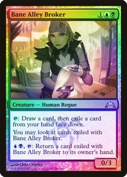 Bane Alley Broker FOIL Gatecrash PLD Blue Black Uncommon MAGIC CARD ABUGames - Image 1