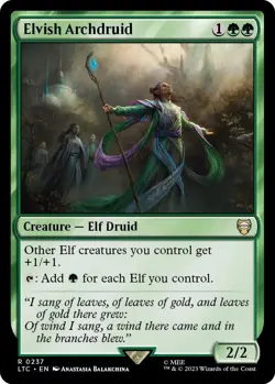 MTG The Lord of the Rings Commander - Elvish Archdruid - Image 1