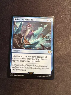 Raise the Palisade - 0023 LTC MTG - Rare N/M - Elven Council - Image 1