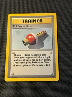 Pokemon Flute 86/102 - Pokemon Base Set Unlimited 1 - Image 1