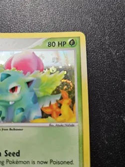 Pokemon FireRed LeafGreen Ivysaur Reverse Holo SWIRL 35/112 EXC-NEAR MINT - Image 3