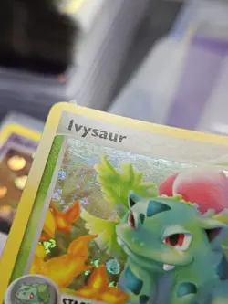 Pokemon FireRed LeafGreen Ivysaur Reverse Holo SWIRL 35/112 EXC-NEAR MINT - Image 4