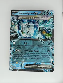 2025 Pokemon Prismatic Evolutions Wellspring Mask Ogerpon ex 027/131 NM - Image 1
