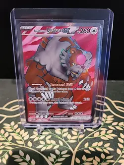 2024 Pokemon Bloodmoon Ursaluna EX 202/167 Twilight Masquerade Full Art! - Image 1
