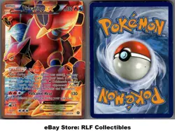 2016 Pokemon, XY Steam Siege, #107/114 Volcanion EX, Full Art Ultra Rare - Image 1