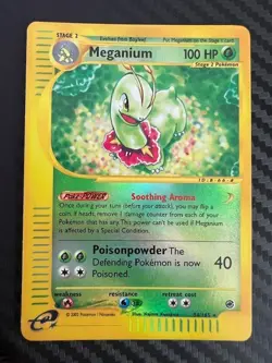 Pokemon TCG Meganium 54/165 Expedition Reverse Holo Rare VLP - Image 1