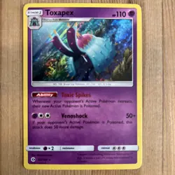 Toxapex - Holo Rare - 63/149 - Pokemon TCG: Sun & Moon base set - Image 1