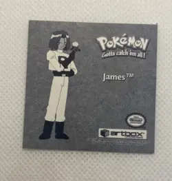 1999 Pokemon ArtBox Sticker - James Pr24 LP Pokemon - Image 2
