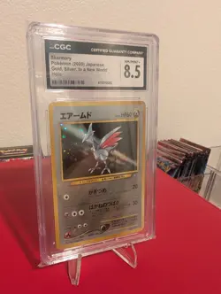 Pokemon Skarmory #227 Japanese Gold, Silver, New World CGC 8.5 NM/Mint+ - Image 3