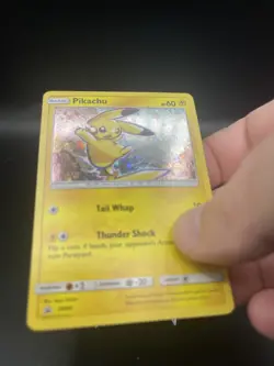 (NM) Pikachu Cosmos Holo SM98 2017 Pokemon Sun & Moon Black Star Promo - Image 2