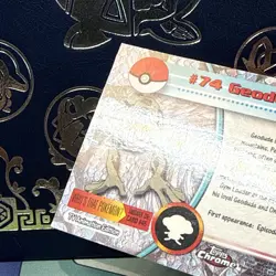 Geodude #74 Topps Chrome Pokemon TV Animation Edition 2000 Holo LP - Image 3