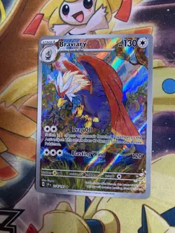 Braviary 214/191 Surging Sparks Illustration Rare Full Art Holo Pokemon TCG NM - Image 1