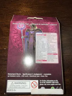Sealed Yu-Gi-Oh Spellcaster's Judgment Structure Deck (Unlimited) - Clean Box - Image 2