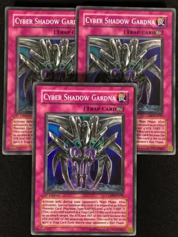 Yugioh Cyber Shadow Gardna CDIP-EN058 1st Super x3 (NM) - Image 1