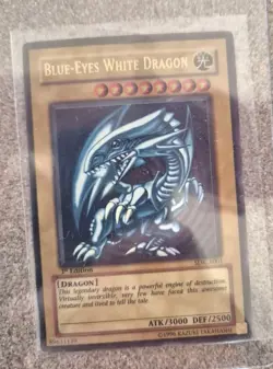 2002 BLUE EYES WHITE DRAGON ULTRA RARE SDK-A001 1st EDITION- YUGIOH! - Image 3