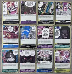 One Piece TCG Event Cards 12 Foil Event Cards English One Piece Lot - Image 1
